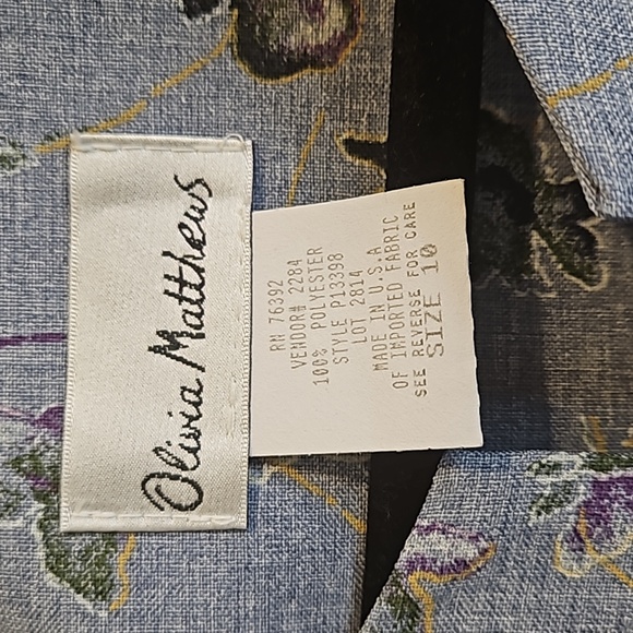 Olivia Matthew's Matching Pants & Jacket Suit Set Size 10 #W-598 - Picture 7 of 16